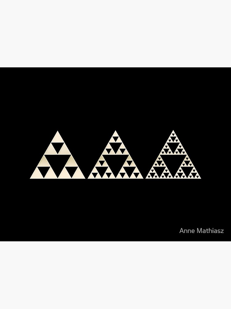 Sierpinski Triangle Handmade High Quality Fractal Math Physics