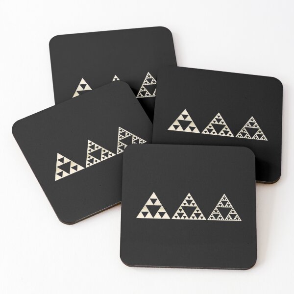 Item preview, Sierpinski, Triangle, Mathematics, Fractal, Math, Geometry designed and sold by nitty-gritty.