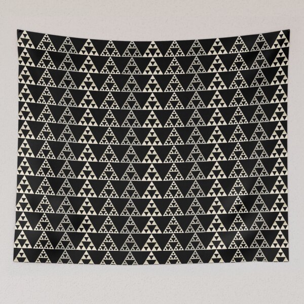 Item preview, Sierpinski, Triangle, Mathematics, Fractal, Math, Geometry designed and sold by nitty-gritty.