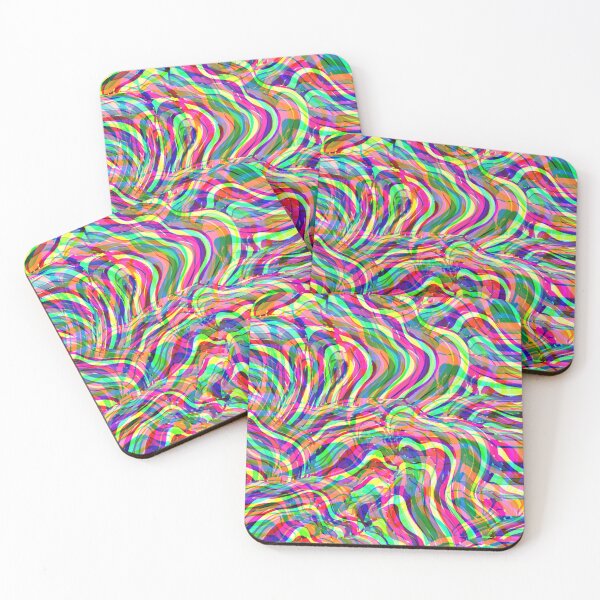 Item preview, Neon Swirly Large Abstract  designed and sold by trendingatees.