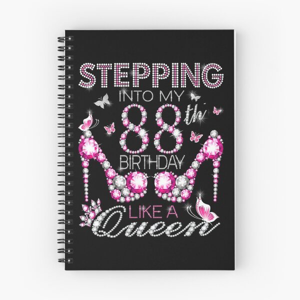Item preview, Stepping Into My 88th Birthday Like A queen Birthday boss Stepping Into My Birthday gift Like A Boss Queen designed and sold by jojocat90.