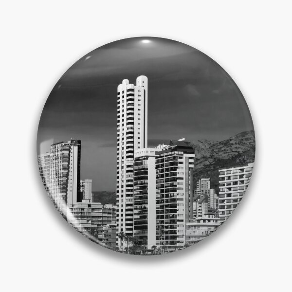 Item preview, Benidorm Levante Beach Mediterranean Coast Spain designed and sold by AndyEvansPhotos.