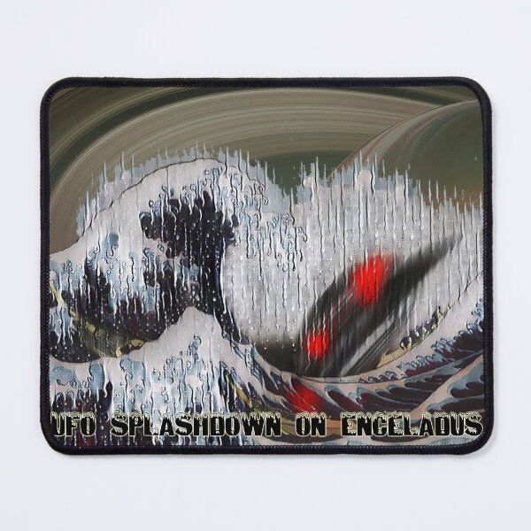 Item preview, UFO Splashdown on Enceladus designed and sold by EyeMagined.