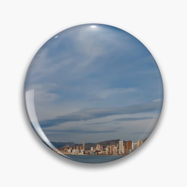 Item preview, Benidorm Levante Beach Mediterranean Coast Spain designed and sold by AndyEvansPhotos.