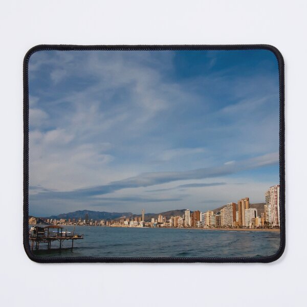 Item preview, Benidorm Levante Beach Mediterranean Coast Spain designed and sold by AndyEvansPhotos.