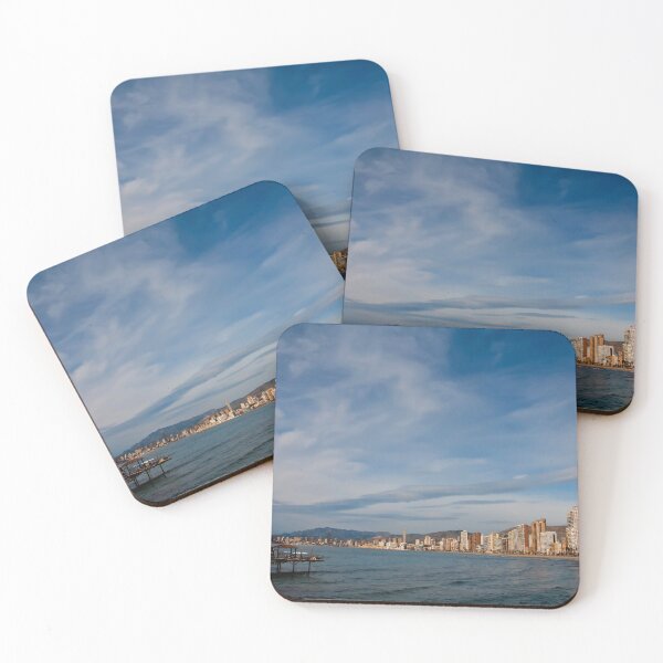 Item preview, Benidorm Levante Beach Mediterranean Coast Spain designed and sold by AndyEvansPhotos.
