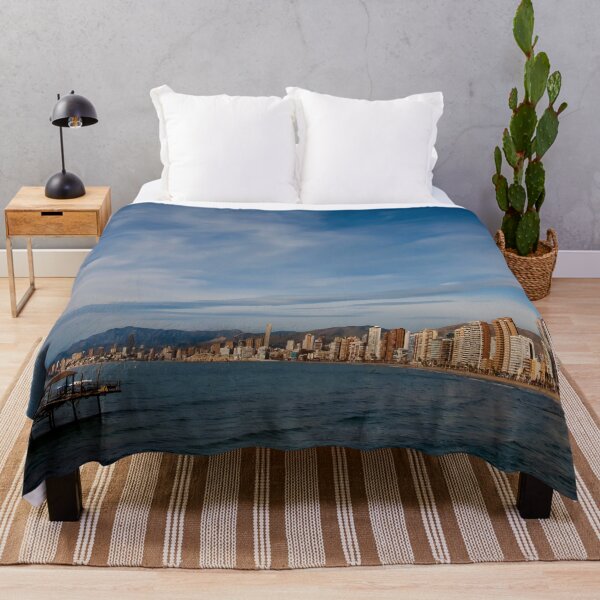 Item preview, Benidorm Levante Beach Mediterranean Coast Spain designed and sold by AndyEvansPhotos.