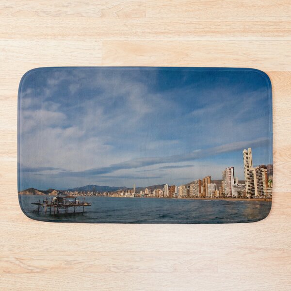 Item preview, Benidorm Levante Beach Mediterranean Coast Spain designed and sold by AndyEvansPhotos.
