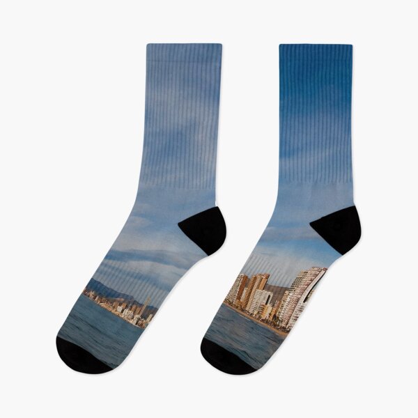 Item preview, Benidorm Levante Beach Mediterranean Coast Spain designed and sold by AndyEvansPhotos.
