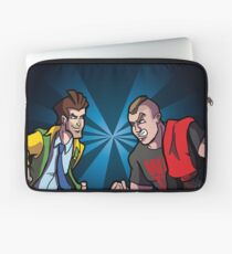 Gesicht aus Laptoptasche