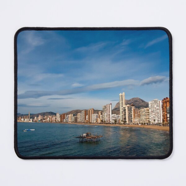 Item preview, Benidorm Levante Beach Mediterranean Coast Spain designed and sold by AndyEvansPhotos.