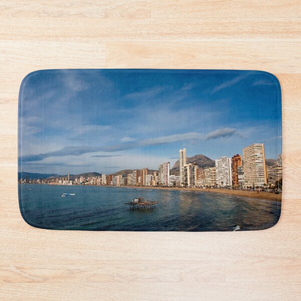 Item preview, Benidorm Levante Beach Mediterranean Coast Spain designed and sold by AndyEvansPhotos.