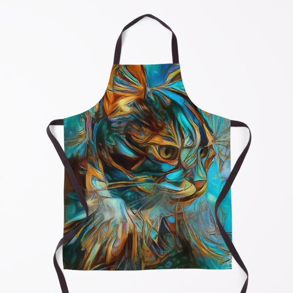Item preview, Gareth, cat, chat, cat, kitty, kitten, lea roche paintings, cat face, designed and sold by L. ROCHE.