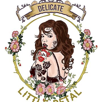 Artwork thumbnail, Delicate Little Petal Mascot Large by DelicateMerch