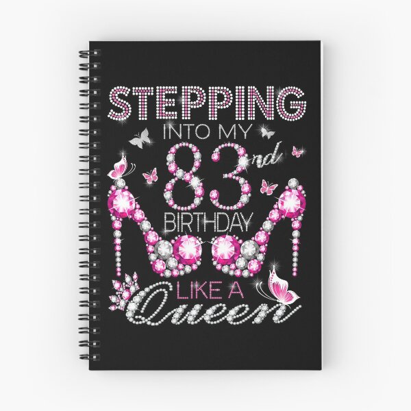 Item preview, Stepping Into My 83rd Birthday Like A queen Birthday boss Stepping Into My Birthday gift Like A Boss Queen designed and sold by jojocat90.