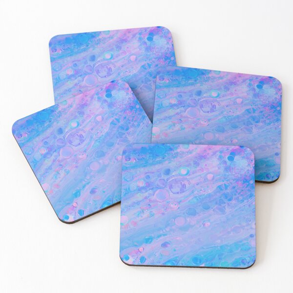 Item preview, Abstract Blue and Pink Bubbly Mermaid Ocean designed and sold by Cato99.
