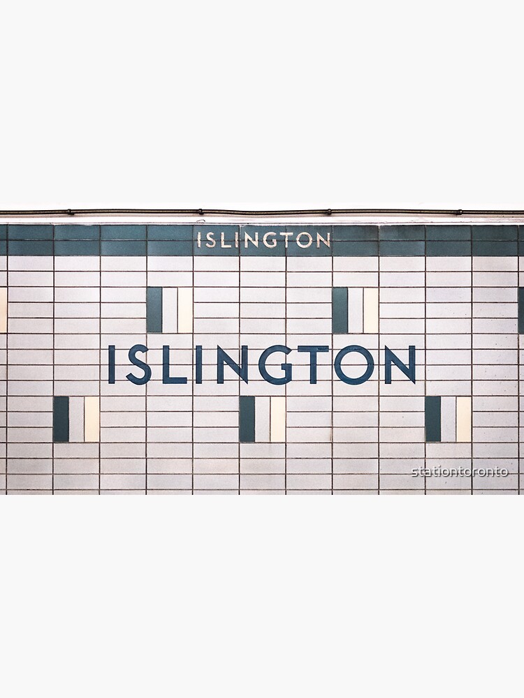 Islington - Toronto Subway Station Sign by stationtoronto