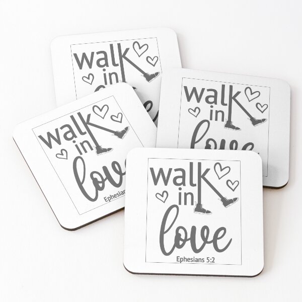 Item preview, Christian Design - Walk in Love - Ephesians 5 verse 2 designed and sold by simplydesignart.
