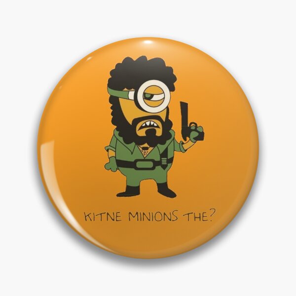 Item preview, Cute minion gabbar singh designed and sold by Sovik Goswami.