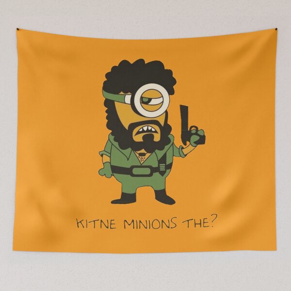 Item preview, Cute minion gabbar singh designed and sold by Sovik Goswami.