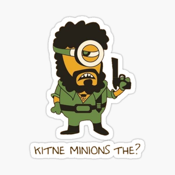 Cute minion gabbar singh Cute minion gabbar singh