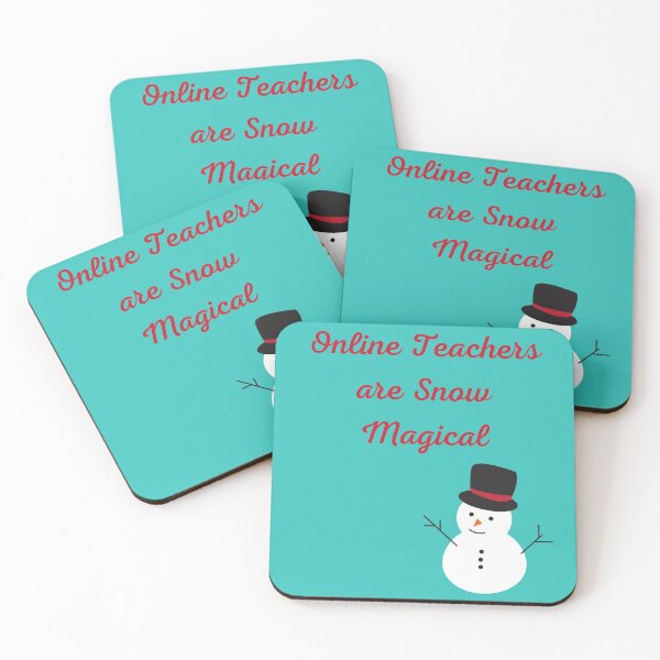 Item preview, Online Teachers are Snow Magical designed and sold by 24SevenDesigns.