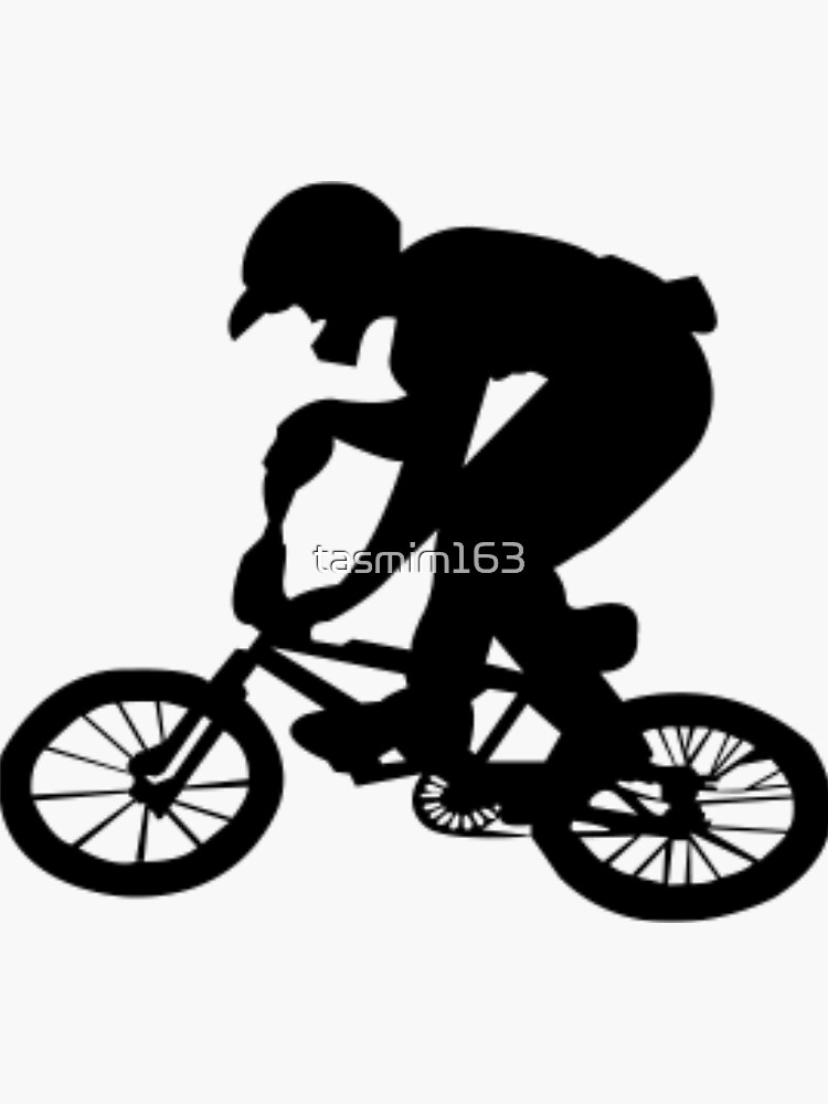 "bicycle" Sticker by tasmim163 Redbubble