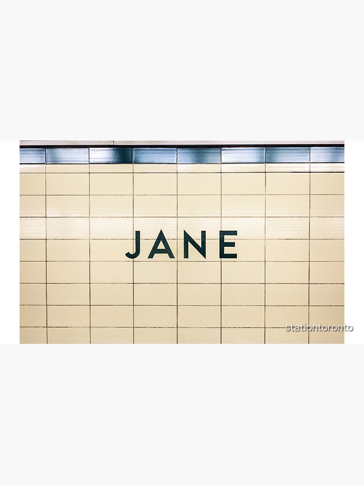 Jane Toronto Subway Station Sign by stationtoronto