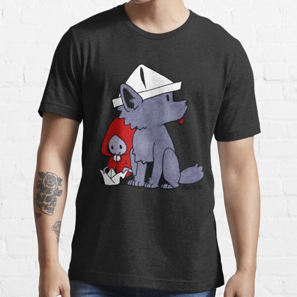 Little Red and Her Wolf Sticker Essential T-Shirt