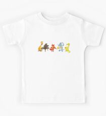 Animal band playing music Kids Tee