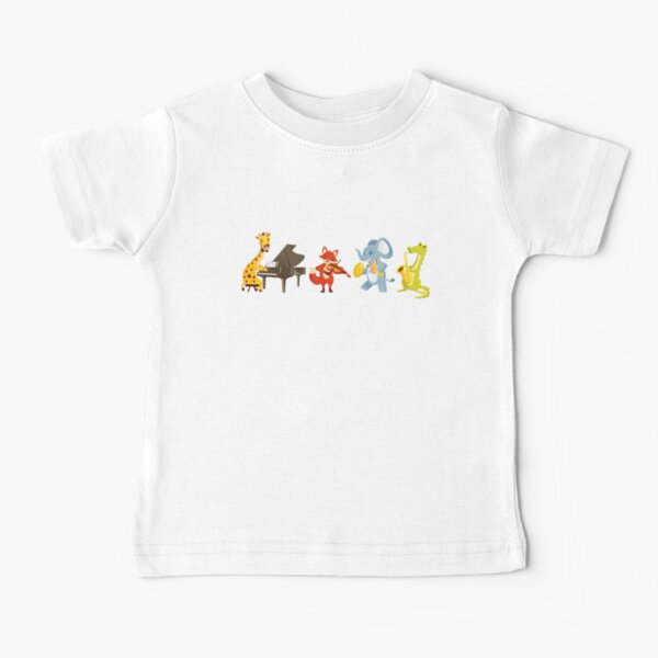 Animal band playing music Baby T-Shirt