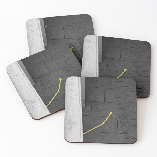 Item preview, bright yellow arrow on pavement designed and sold by gagan5.