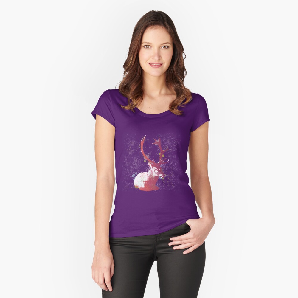 Item preview, Fitted Scoop T-Shirt designed and sold by SiobhanFraser.