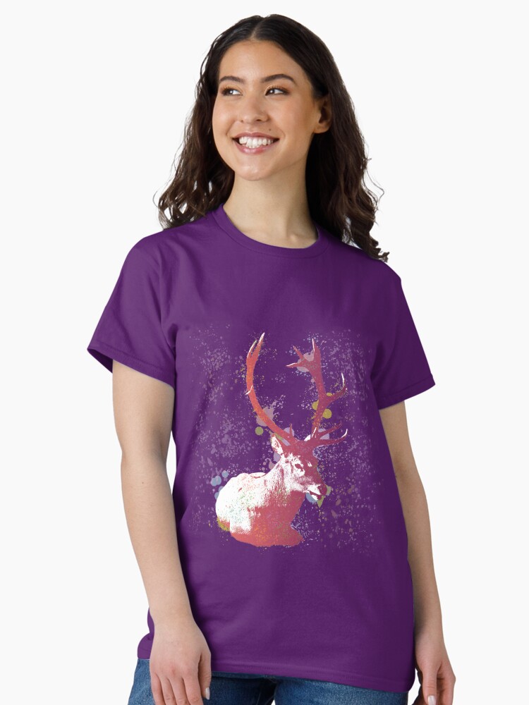 Thumbnail 2 of 7, Classic T-Shirt, Hello Deer designed and sold by SiobhanFraser.