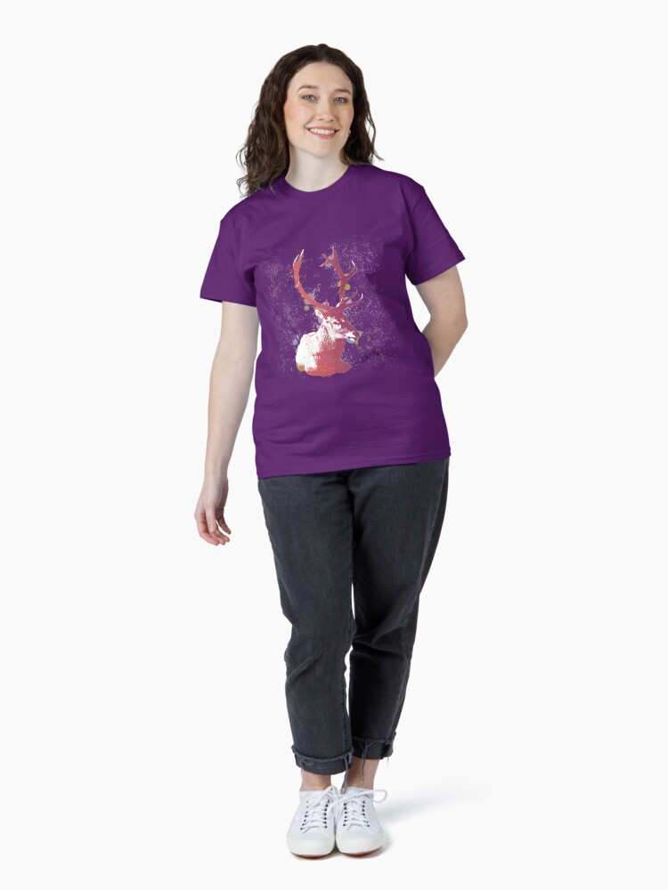 Thumbnail 4 of 7, Classic T-Shirt, Hello Deer designed and sold by SiobhanFraser.