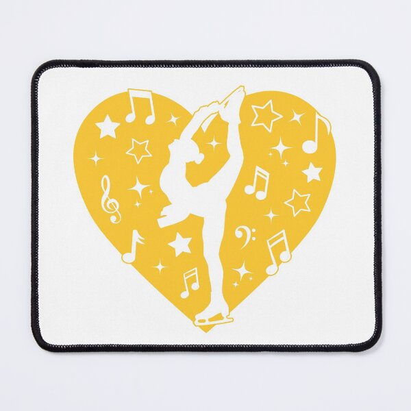 Item preview, Figure Skater With Gold Heart designed and sold by TripleTriple.