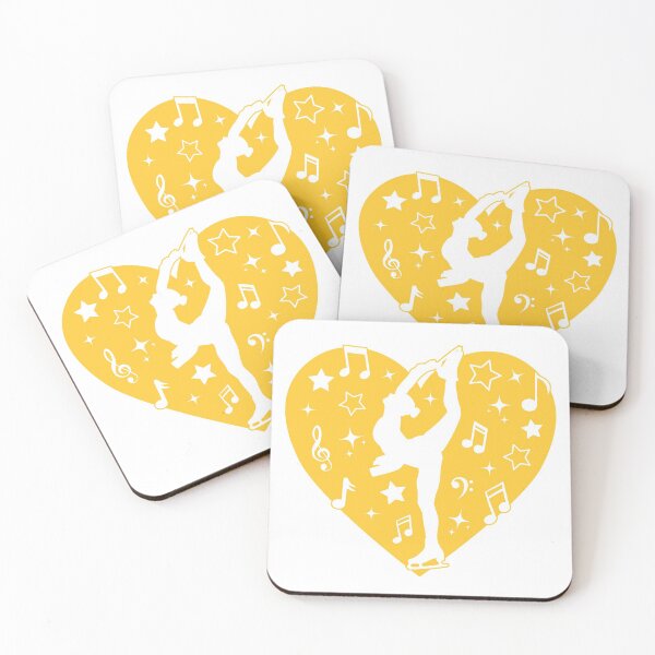 Item preview, Figure Skater With Gold Heart designed and sold by TripleTriple.
