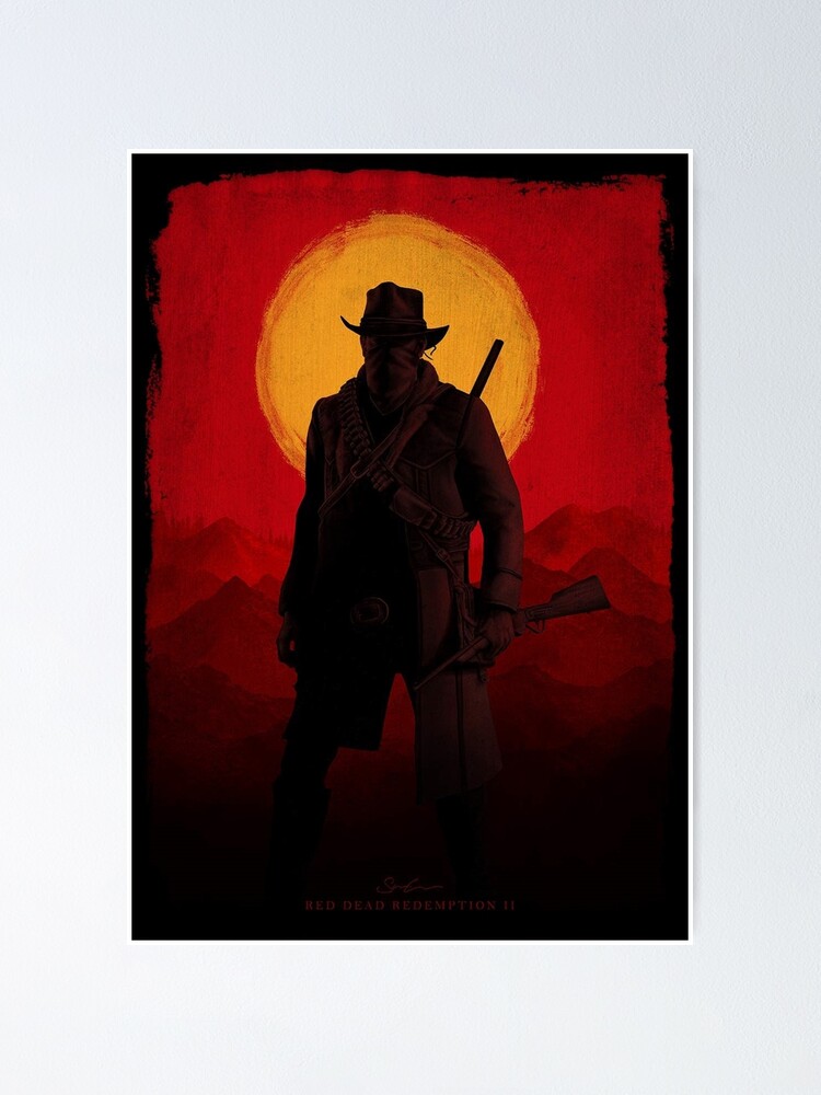 Arthur Morgan Sunrise Artwork Poster for Sale by Vintage-Travler