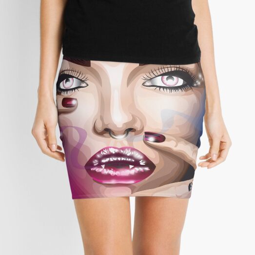 Gold pencil skirt with confidence
