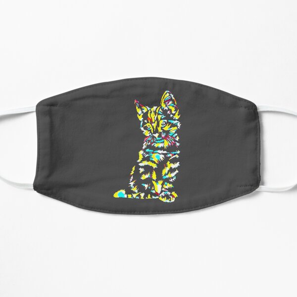 Cute Cat Flat Mask