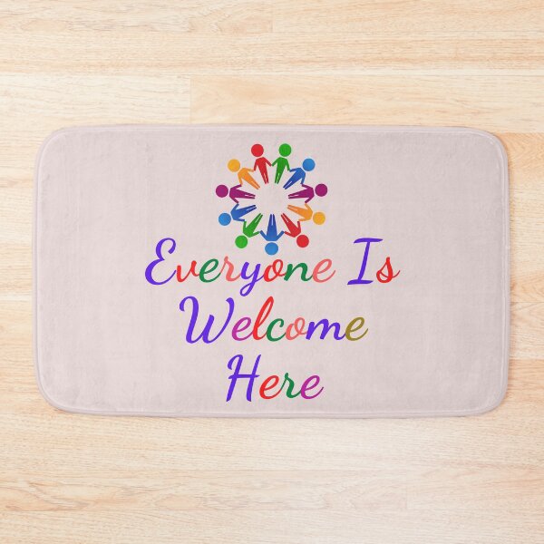 Item preview, Everyone Is Welcome Here designed and sold by DreamClock.