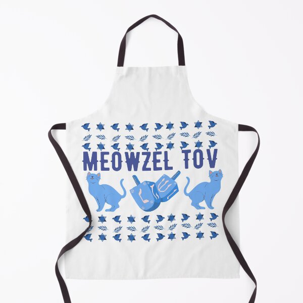 Item preview, Meowzel Tov Funny Hanukkah Cat Pun Quote designed and sold by AritraSur.