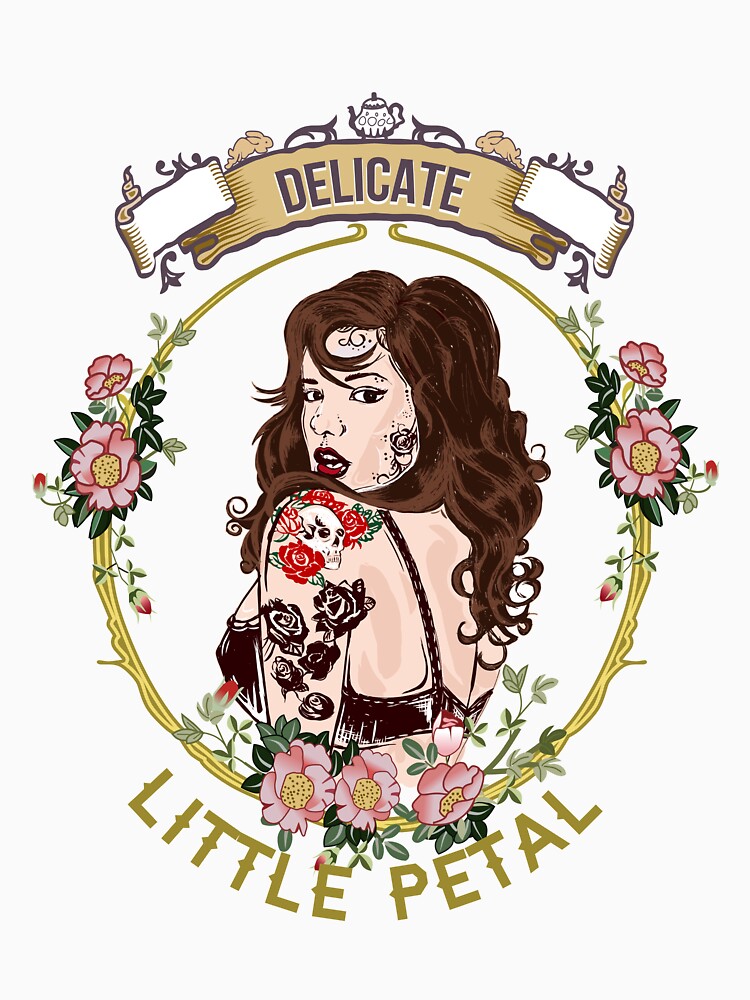 Thumbnail 5 of 5, Pullover Hoodie, Delicate Little Petal Mascot Large designed and sold by DelicateMerch.