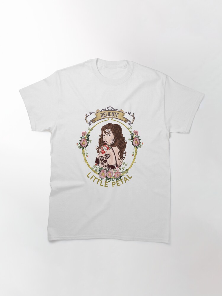 Thumbnail 3 of 7, Classic T-Shirt, Delicate Little Petal Mascot Large designed and sold by DelicateMerch.
