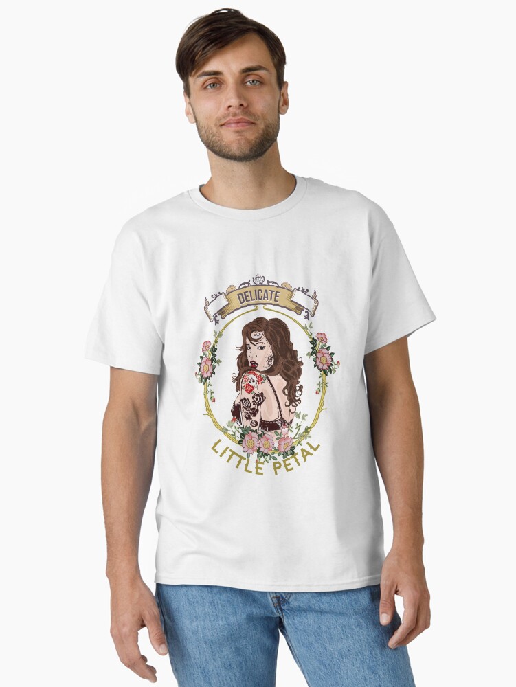 Thumbnail 1 of 7, Classic T-Shirt, Delicate Little Petal Mascot Large designed and sold by DelicateMerch.