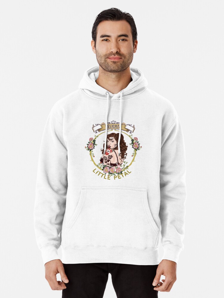 Thumbnail 1 of 5, Pullover Hoodie, Delicate Little Petal Mascot Large designed and sold by DelicateMerch.