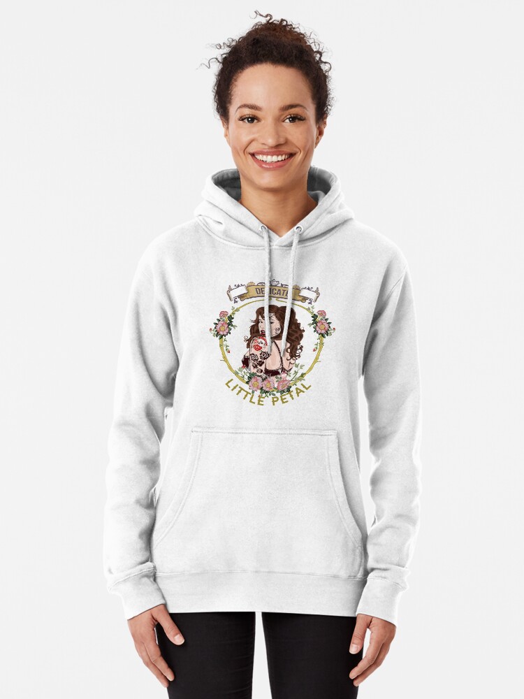 Thumbnail 2 of 5, Pullover Hoodie, Delicate Little Petal Mascot Large designed and sold by DelicateMerch.
