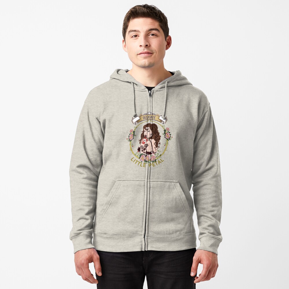 Item preview, Zipped Hoodie designed and sold by DelicateMerch.