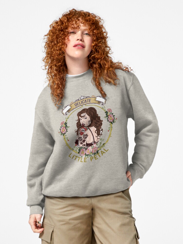 Thumbnail 4 of 7, Pullover Sweatshirt, Delicate Little Petal Mascot Large designed and sold by DelicateMerch.