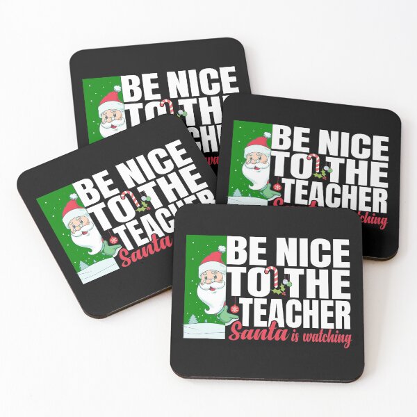 Item preview, Fun Santa Is Watching Christmas Joke Be Nice to the Teacher designed and sold by DsignTByMason.